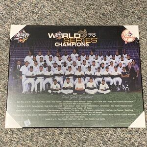 New York Yankees 1998 Championship Team   Picture Plaque